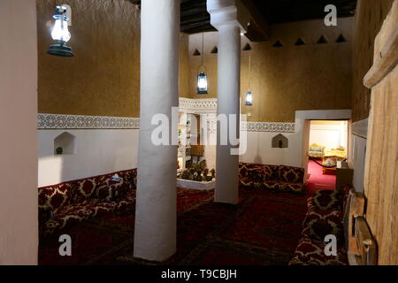 RIYADH, ARABIE SAOUDITE - le 16 décembre 2018 : l'intérieur du musée historique Al Masmak Banque D'Images