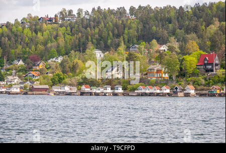 Les fjords d'Oslo Banque D'Images