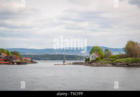 Les fjords d'Oslo Banque D'Images