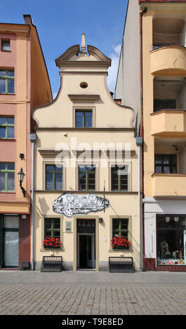 Nouvelle place du marché à Torun. Pologne Banque D'Images