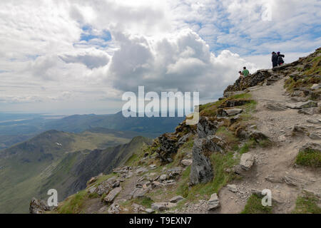 Mont Snowdon dans le parc national de Snowdonia, pays de Galles, Royaume-Uni Banque D'Images