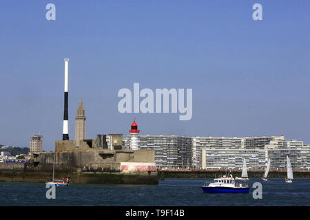 Port. Le Havre. Banque D'Images