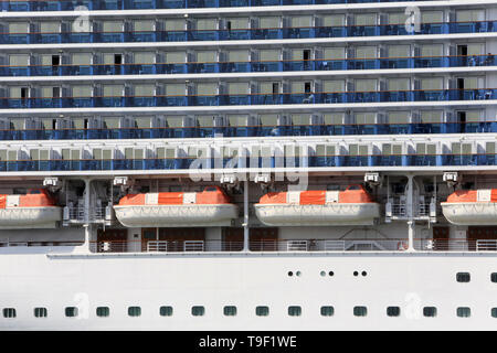 Caribbean Princess navire. Le Havre. Banque D'Images