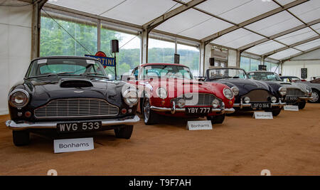 High Wycombe, Royaume-Uni. 18 mai 2019. Mettre Bonhams Aston Martin et Lagonda automobiles et automobilia connexes sous le marteau de l'Wormsley Estate dans Buckinghamshire. Crédit : Peter Manning/Alamy Live News Banque D'Images