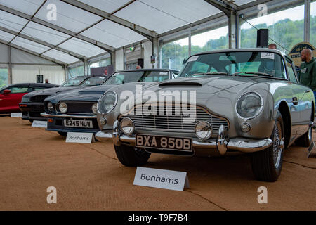 High Wycombe, Royaume-Uni. 18 mai 2019. Mettre Bonhams Aston Martin et Lagonda automobiles et automobilia connexes sous le marteau de l'Wormsley Estate dans Buckinghamshire. Crédit : Peter Manning/Alamy Live News Banque D'Images