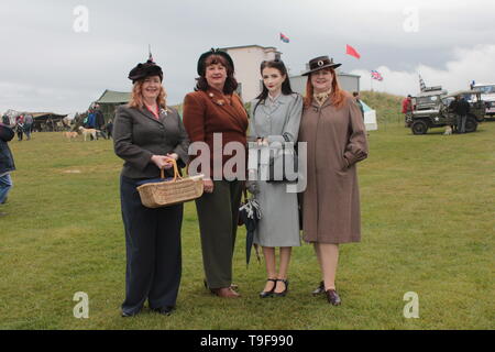 Blyth, UK. 18 mai, 2019. D-Day Il y a 75 ans les adopter de nouveau cas de Grade II Blyth Batterie d'artillerie de défense en crédit : David Whinham/Alamy Live News Banque D'Images