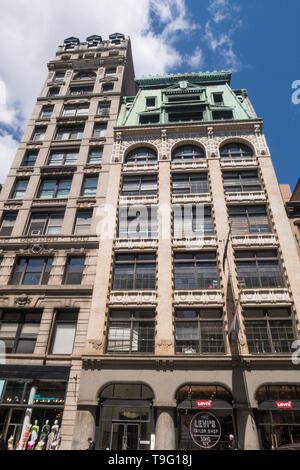 Broadway à SoHo est un quartier historique, NYC, USA Banque D'Images