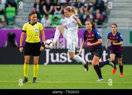 Caldentey Mariona de Barcelone prend Amandine Henry de Lyon Banque D'Images