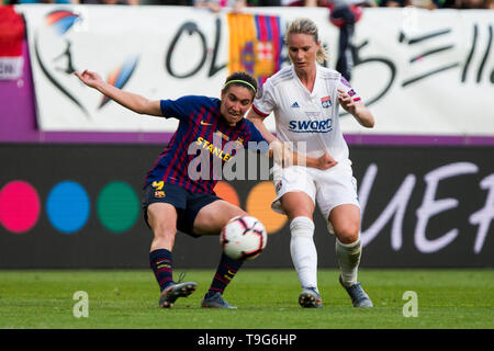 Caldentey Mariona de Barcelone prend Amandine Henry de Lyon Banque D'Images