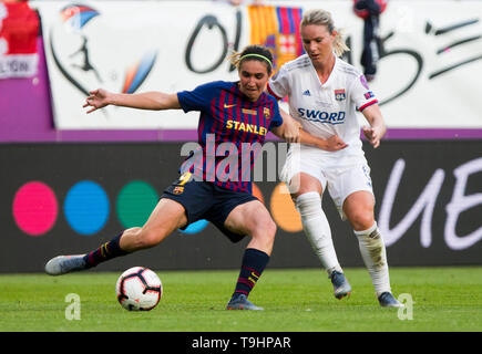 Caldentey Mariona de Barcelone prend Amandine Henry de Lyon Banque D'Images