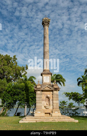 Le capitaine James Cook Memorial, Cooktown, Queensland Banque D'Images