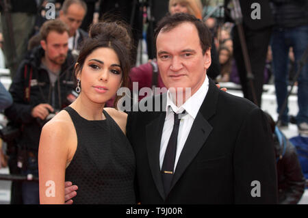 Cannes, France. 18 mai, 2019. Avec sélection de daniella mari Quentin Tarantino participant à la 'Nan Fang Che Zhan De Ju Hui / The Wild Goose Lake' premiere pendant le 72e Festival du Film de Cannes au Palais des Festivals le 18 mai 2019 à Cannes, France Crédit : Geisler-Fotopress GmbH/Alamy Live News Banque D'Images