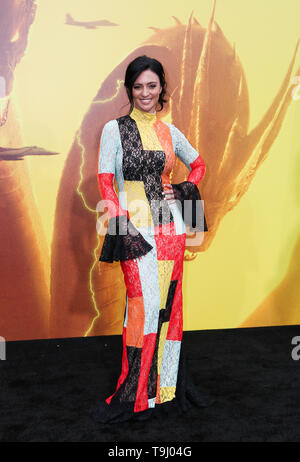 Hollywood, Californie, USA. 18 mai, 2019. 18 mai 2019 - Hollywood, Californie, États-Unis - NATALIE SHAHEEN arrive à la première de Warner Bros Pictures et Legendary Pictures' ''Godzilla : Roi des monstres' Crédit : Alexander Seyum/ZUMA/Alamy Fil Live News Banque D'Images