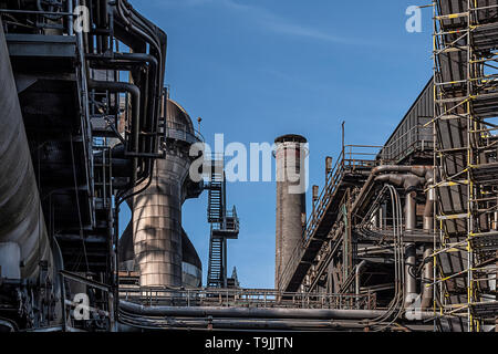 Industrie de l'acier mis hors service en Allemagne Banque D'Images