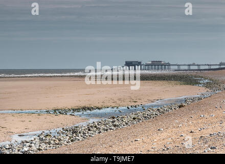 East Runton Beach à l'Est de la jetée de Cromer, North Norfolk, l'East Anglia. Banque D'Images