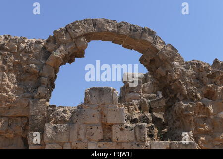 Salamine une ancienne cité-état grecque Chypre - arc Banque D'Images
