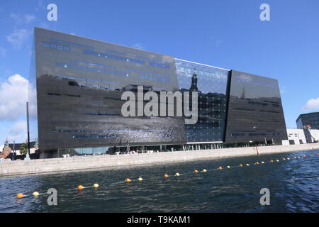 Copenhague, Danemark - 26 août 2018 : La Bibliothèque royale du Danemark Banque D'Images