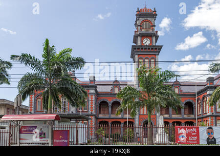 Queen's Royal College, Magnificent Seven House, Queen's Park Savannah, Port of Spain, Trinité-et-Tobago Banque D'Images