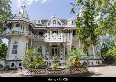 (Roomor Ambard's House), Sept magnifiques House, Queen's Park Savannah, Port of Spain, Trinité-et-Tobago Banque D'Images