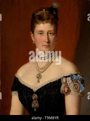 La princesse Alice du Royaume-Uni (1843-1878), grande-duchesse de Hesse et du Rhin. Musée : Royal Collection, Londres. Auteur : Joseph Adam Hartmann. Banque D'Images