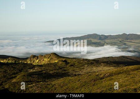 Serra de Santa Bárbara. Terceira, Açores, Portugal Banque D'Images