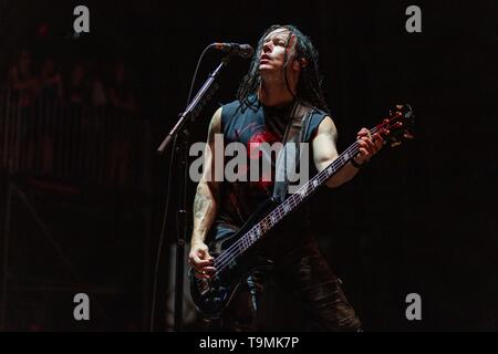 18 mai 2019 - Columbus, Ohio, États-Unis - JOHN MOYER de perturbé pendant le Festival de musique de Sonic Temple au stade MAPFRE à Columbus, Ohio (crédit Image : © Daniel DeSlover/Zuma sur le fil) Banque D'Images