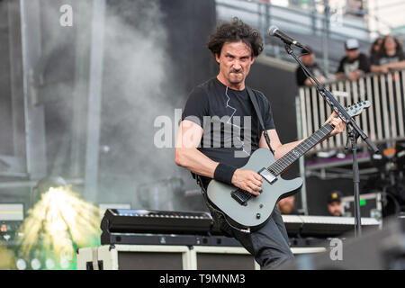 18 mai 2019 - Columbus, Ohio, États-Unis - JOE DUPLANTIER de Gojira durant la Sonic Temple Music Festival au stade de MAPFRE à Columbus, Ohio (crédit Image : © Daniel DeSlover/Zuma sur le fil) Banque D'Images