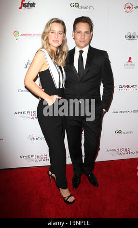 Los Angeles, Ca. 19 mai, 2019. Lily Anne Harrison, Peter Facinelli, à l'icône américaine 2019 Awards au Beverly Wilshire Hotel à Beverly Hills, Californie le 19 mai 2019. Credit : Faye Sadou/media/Alamy Punch Live News Banque D'Images