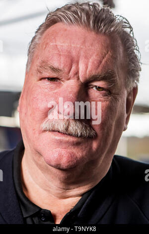 UTRECHT, portrait de Frans van Seumeren, propriétaire de cravates griffées FC Utrecht, football, saison 2018-2019, 04-03-2019, le stade de Galgenwaard Banque D'Images