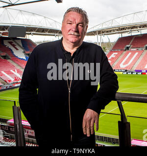 UTRECHT, portrait de Frans van Seumeren, propriétaire de cravates griffées FC Utrecht, football, saison 2018-2019, 04-03-2019, le stade de Galgenwaard Banque D'Images