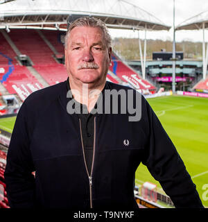 UTRECHT, portrait de Frans van Seumeren, propriétaire de cravates griffées FC Utrecht, football, saison 2018-2019, 04-03-2019, le stade de Galgenwaard Banque D'Images