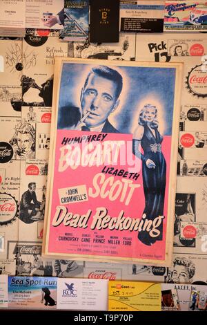 1947 Humphrey Bogart Dean film Reckoning, avec Lizabeth Scott, tourné en Saint Petersburg, FL et Philadelphie, PA, USA Poster Banque D'Images