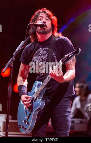 19 mai 2019 - Columbus, Ohio, États-Unis - de Foo Fighters durant la Sonic Temple Music Festival au stade de MAPFRE à Columbus, Ohio (crédit Image : © Daniel DeSlover/Zuma sur le fil) Banque D'Images