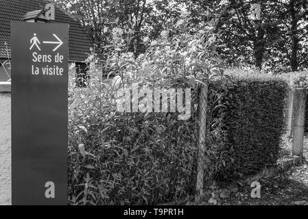 Gurs, les vestiges d'un camp d'internement français, Pyrénées-Atlantiques, France Banque D'Images