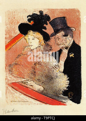 Henri de Toulouse-Lautrec - au concert 1896 Banque D'Images