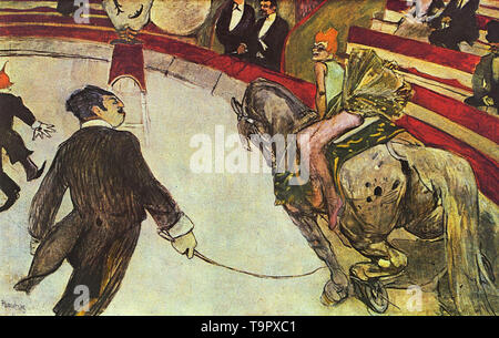 Henri de Toulouse-Lautrec - au cirque fernando rider 1888 Banque D'Images