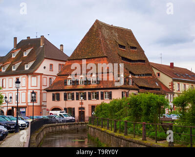 Maison du sel à Wissembourg Banque D'Images