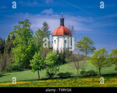 Buschelkapelle fermer Ottobeuren, Unterallgäu, souabe, Bavière, Allemagne, Europe, Buschelkapelle nahe Ottobeuren, Schwaben, Bayern, Deutschland, Europa Banque D'Images