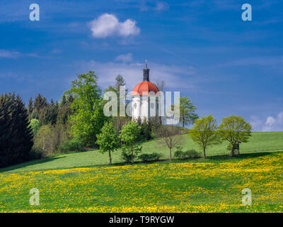 Buschelkapelle fermer Ottobeuren, Unterallgäu, souabe, Bavière, Allemagne, Europe, Buschelkapelle nahe Ottobeuren, Schwaben, Bayern, Deutschland, Europa Banque D'Images