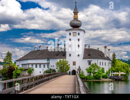 Château Orth dans le Traunsee, Gmunden, chambre de sel, Haute Autriche, Autriche, Schloss Orth im Traunsee, Salzkammergut, Oberösterreich, Österreic Banque D'Images