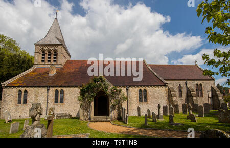 Eglise St Mary, Sutton, Chichester, West Sussex, UK Banque D'Images