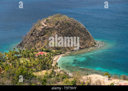 Halbinsel Pain de sucre, île de Terre-de-Haut, Les Saintes, Guadeloupe, Caraïbes, Frankreich | Pain de sucre, île de Terre-de-Haut, Les Saintes, Banque D'Images