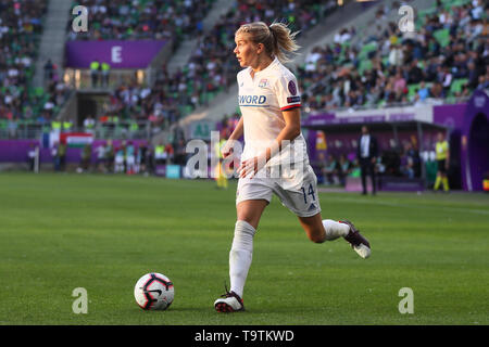 BUDAPEST, HONGRIE - 18 MAI : Ada Hegerberg Feminies de l'Olympique Lyonnais au cours de l'UEFA Women's Champions League entre l'Olympique Lyonnais Banque D'Images