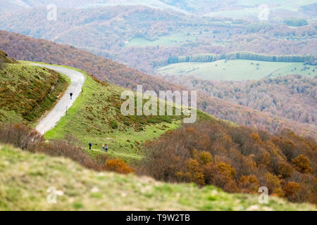 Roncevaux en automne, Navarre, Espagne Banque D'Images