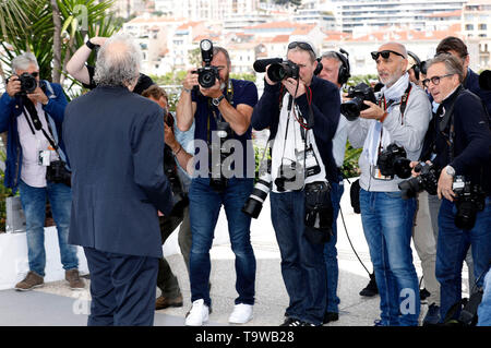 Cannes, France. 20 mai, 2019. Abel Ferrara au 'Tommaso' photocall pendant le 72e Festival du Film de Cannes au Palais des Festivals le 20 mai 2019n Cannes, France Crédit : Geisler-Fotopress GmbH/Alamy Live News Banque D'Images