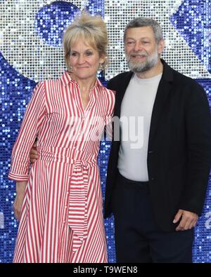 Andy Serkis et Lorraine Ashbourne assiste à la première UK de Rocketman à l'odéon Luxe, Leicester Square Banque D'Images