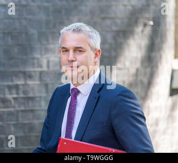 Londres, Royaume-Uni. 21 mai 2019, Stephen Barclay MP, PC, Secrétaire Brexit arrive à une réunion du Cabinet au 10 Downing Street, London Crédit : Ian Davidson/Alamy Live News Banque D'Images