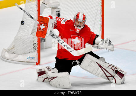 Bratislava, Slovaquie. 21 mai, 2019. Robert Mayer (SUI) en action pendant le match entre la République tchèque et la Suisse au sein de l'IIHF 2019 Championnat du monde à Bratislava, Slovaquie, le 21 mai 2019. Photo : CTK Vit Simanek/Photo/Alamy Live News Banque D'Images