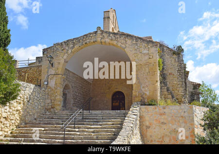 Église Sant Pere de Castellet Barcelona Banque D'Images