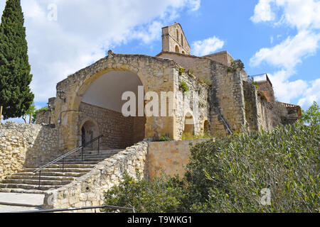 Église Sant Pere de Castellet Barcelona Banque D'Images